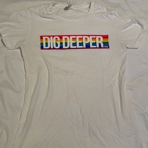 Dig Deeper pride T-shirt